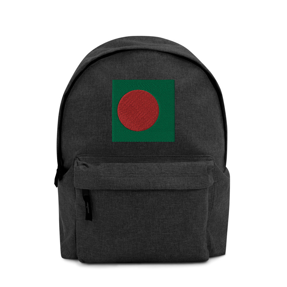 BANGLADESH FLAG Embroidered Backpack