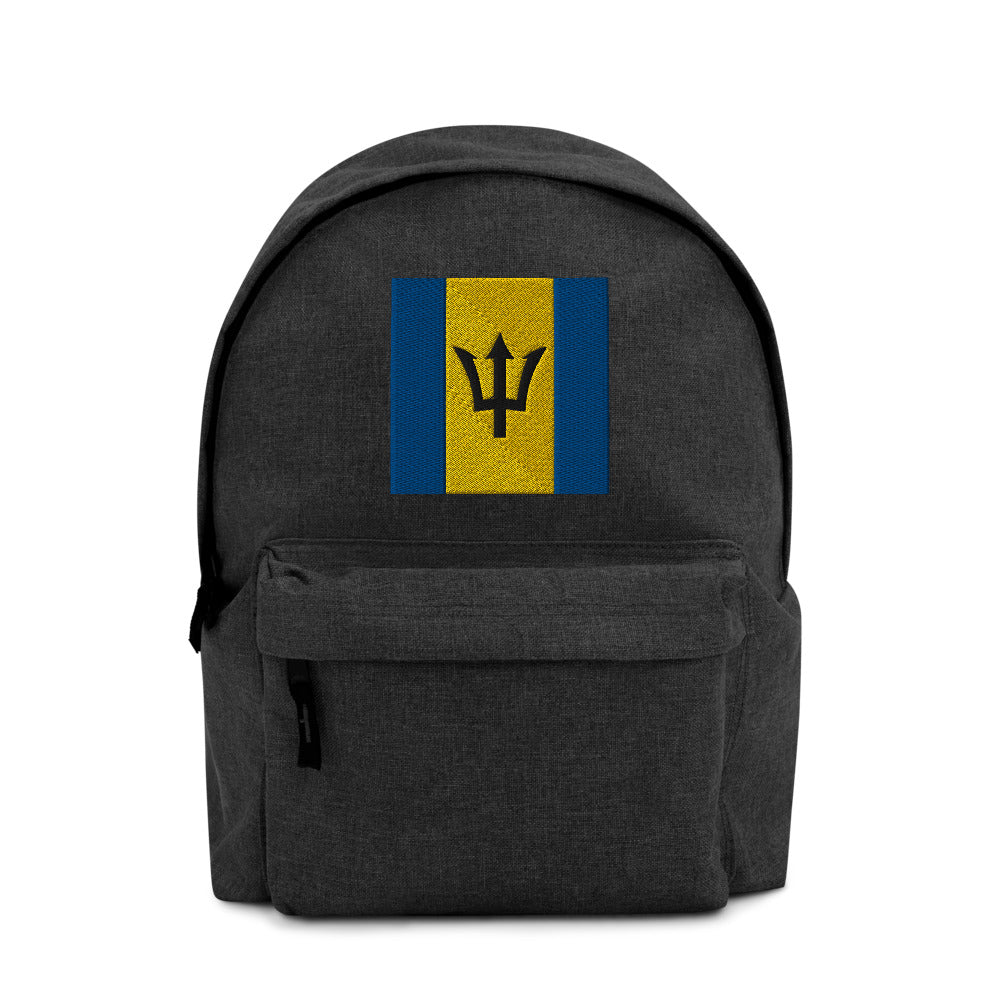 BARBADOS FLAG Embroidered Backpack