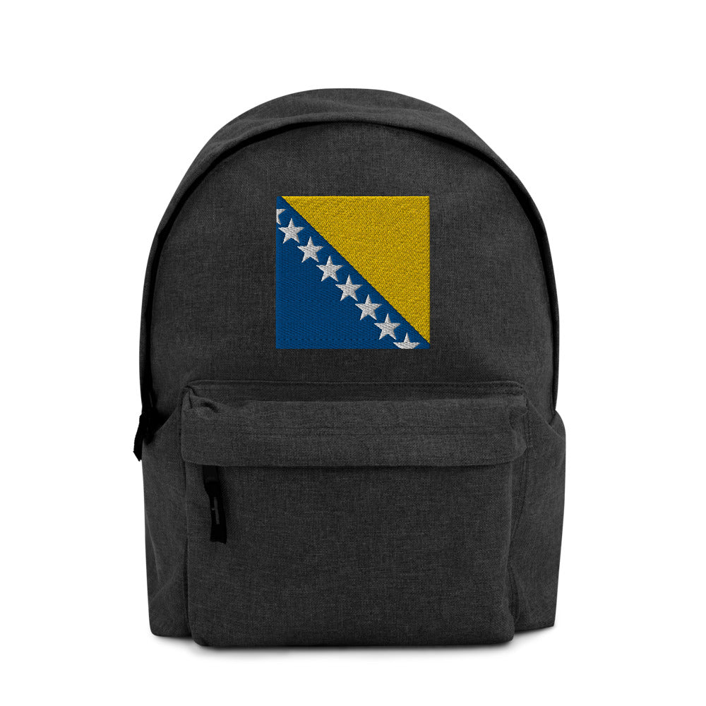 BOSNIA AND HERZEGOVINA FLAG Embroidered Backpack