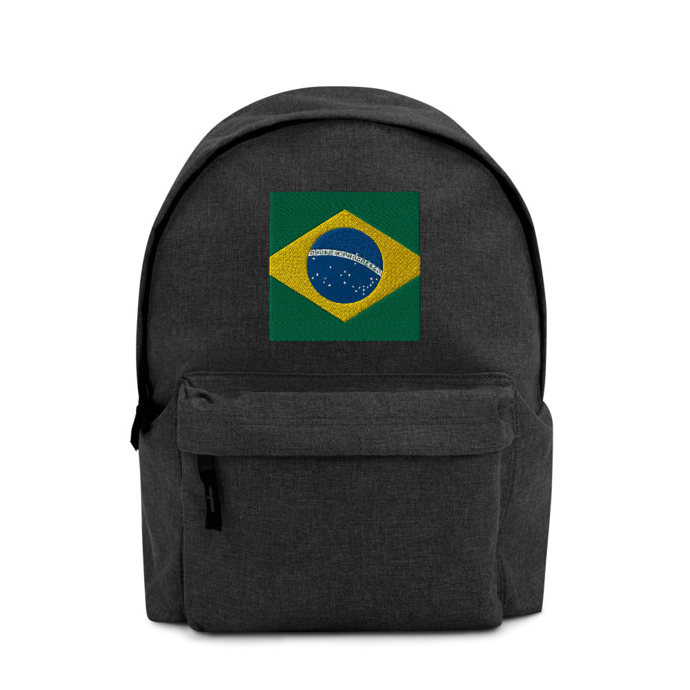 BRAZIL FLAG Embroidered Backpack