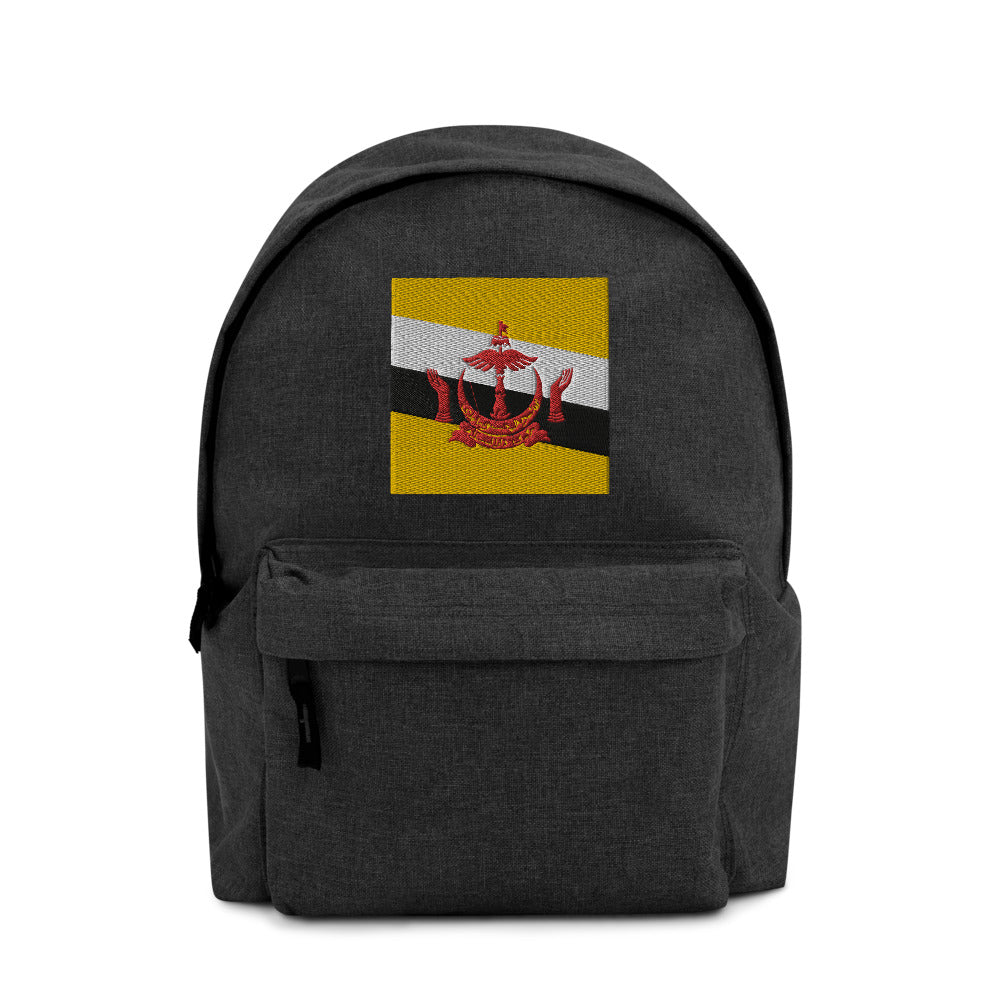 BRUNEI FLAG Embroidered Backpack