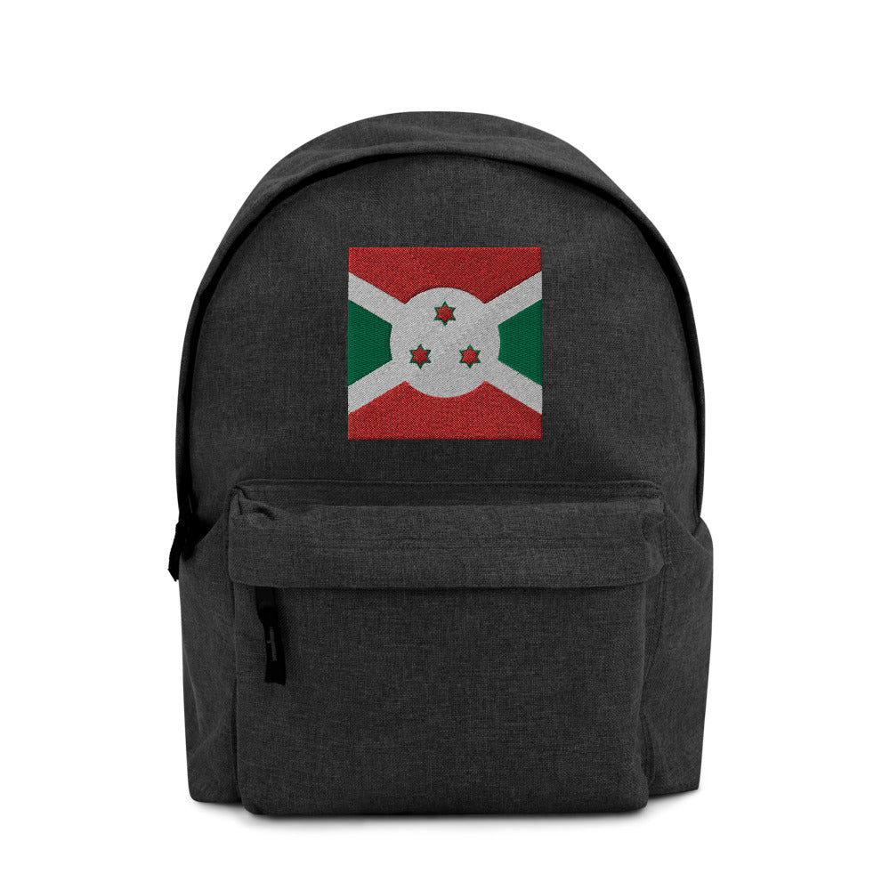 BURUNDI FLAG Embroidered Backpack