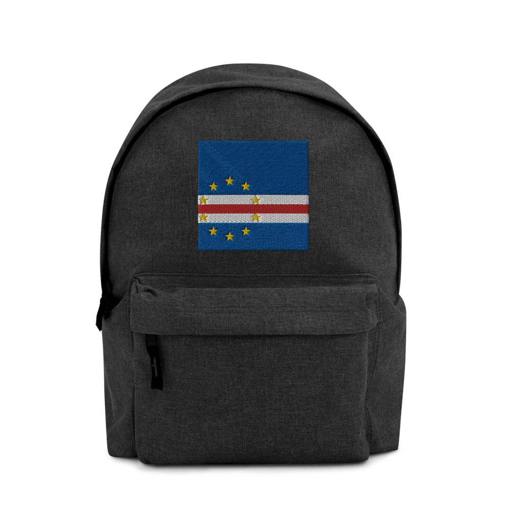 CAPE VERDE FLAG Embroidered Backpack