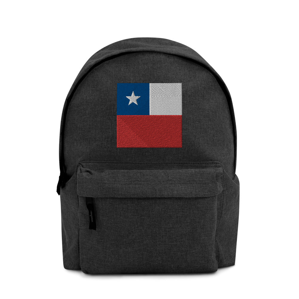 CHILE FLAG Embroidered Backpack