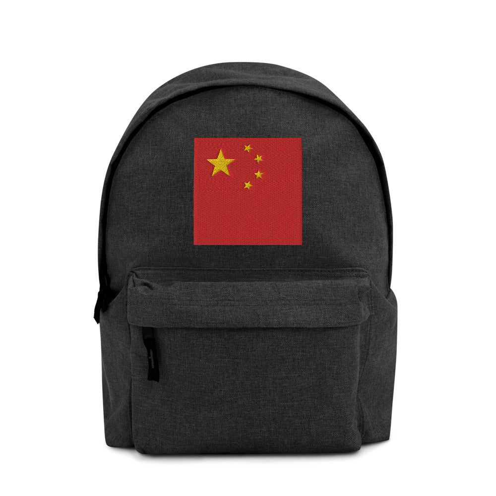 CHINA FLAG Embroidered Backpack