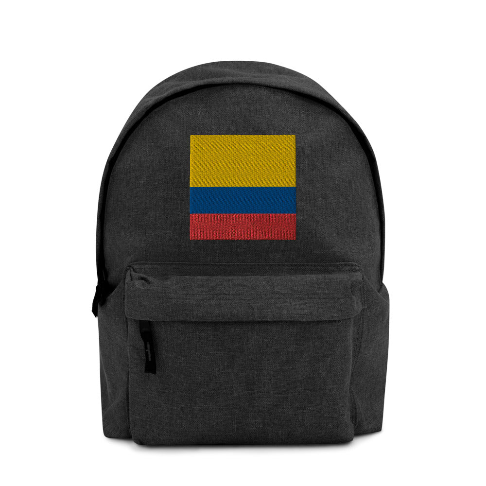 COLOMBIA FLAG Embroidered Backpack