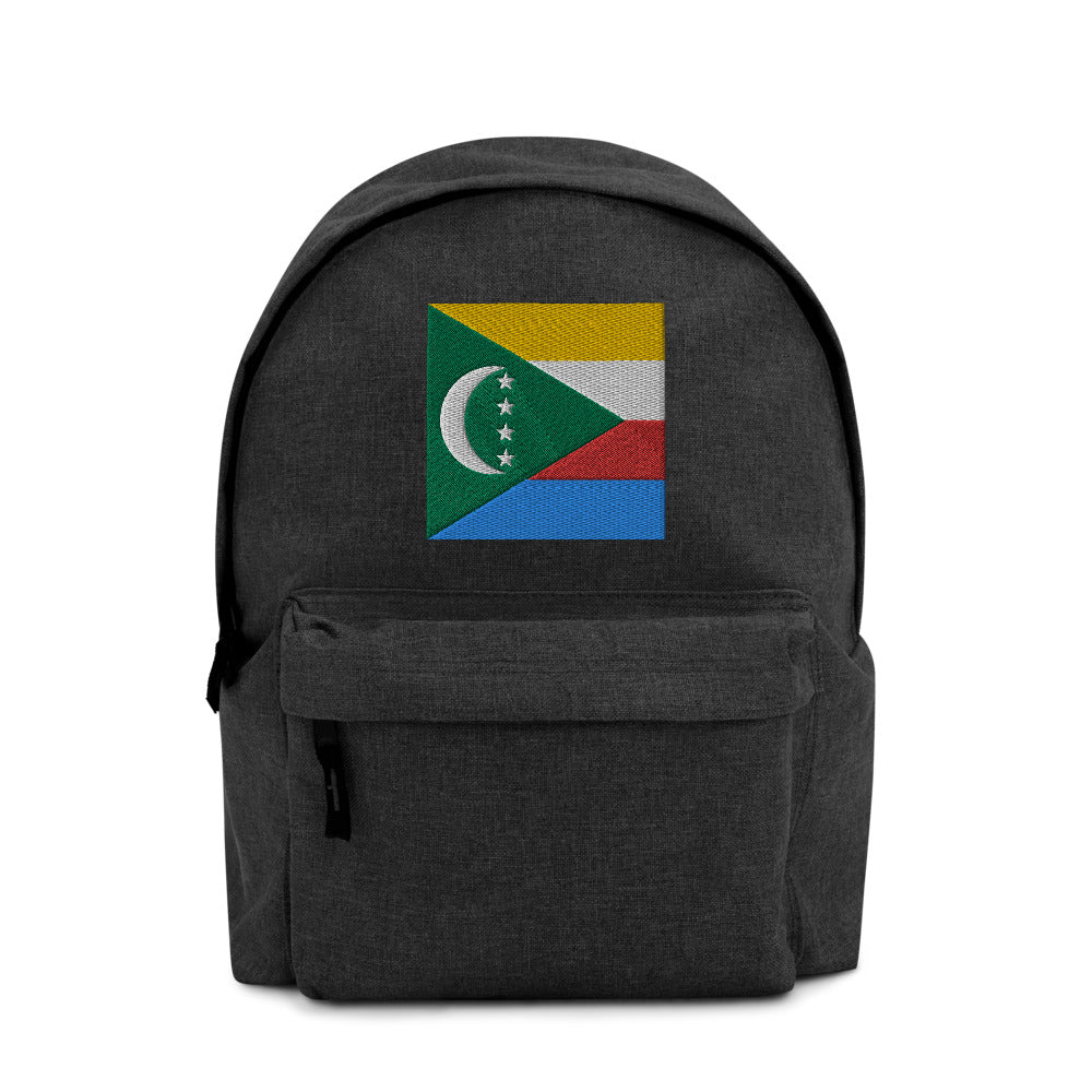 COMOROS FLAG Embroidered Backpack