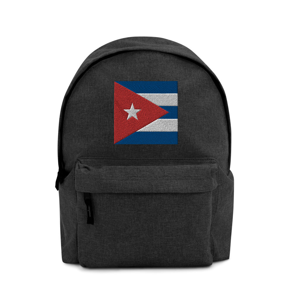 CUBA FLAG Embroidered Backpack