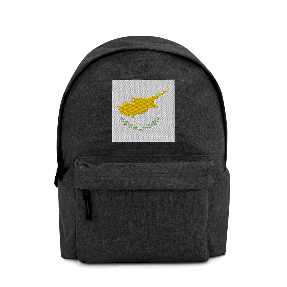 CYPRUS FLAG Embroidered Backpack