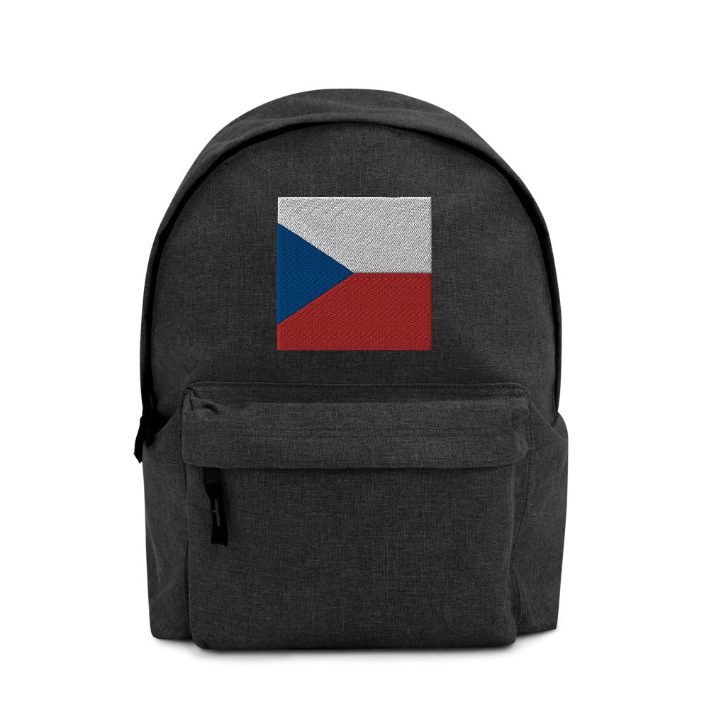 CZECH FLAG Embroidered Backpack