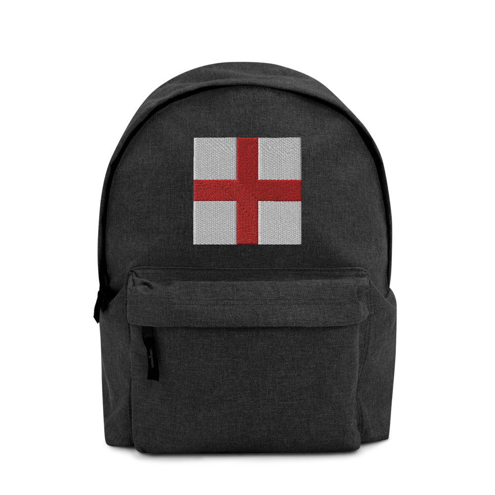 England flag Embroidered Backpack