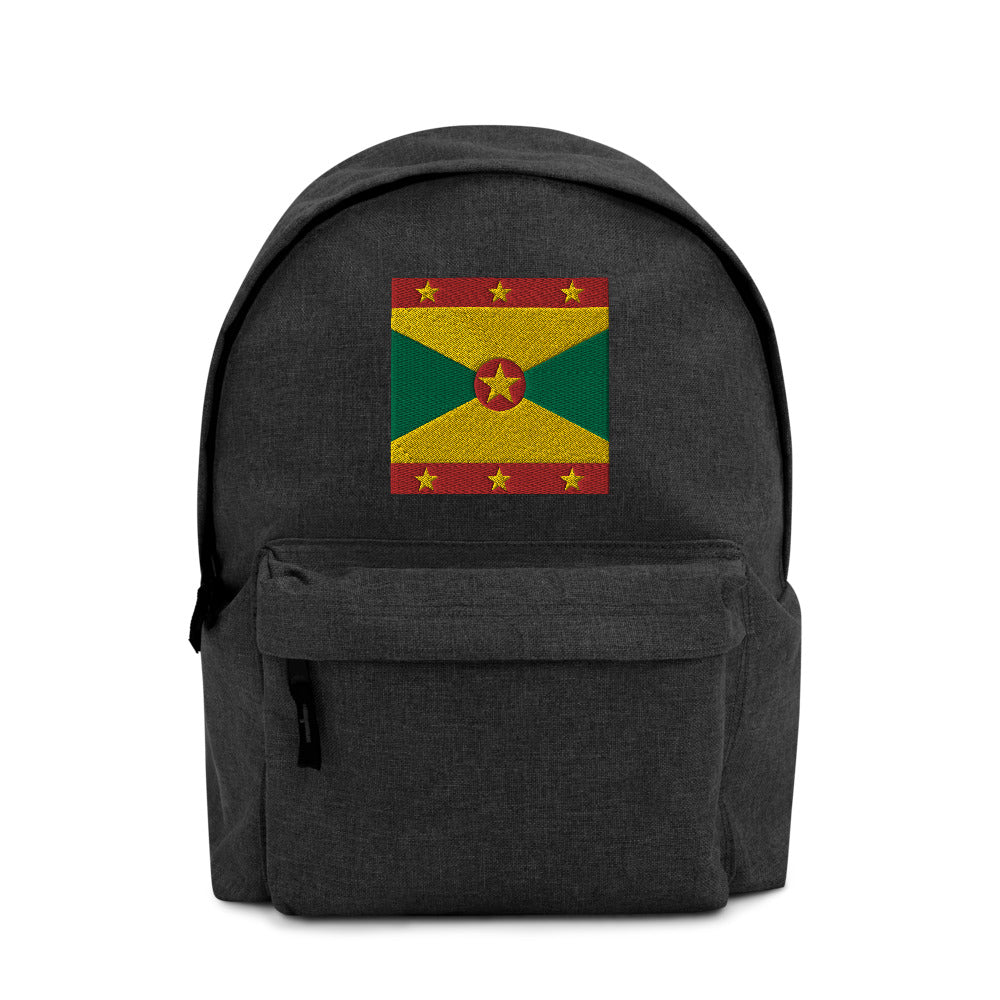 GRENADA FLAG Embroidered Backpack