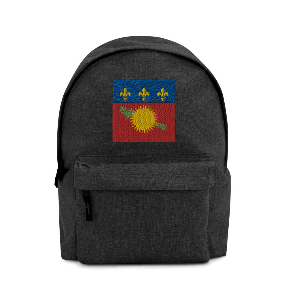 GUADELOUPE FLAG Embroidered Backpack