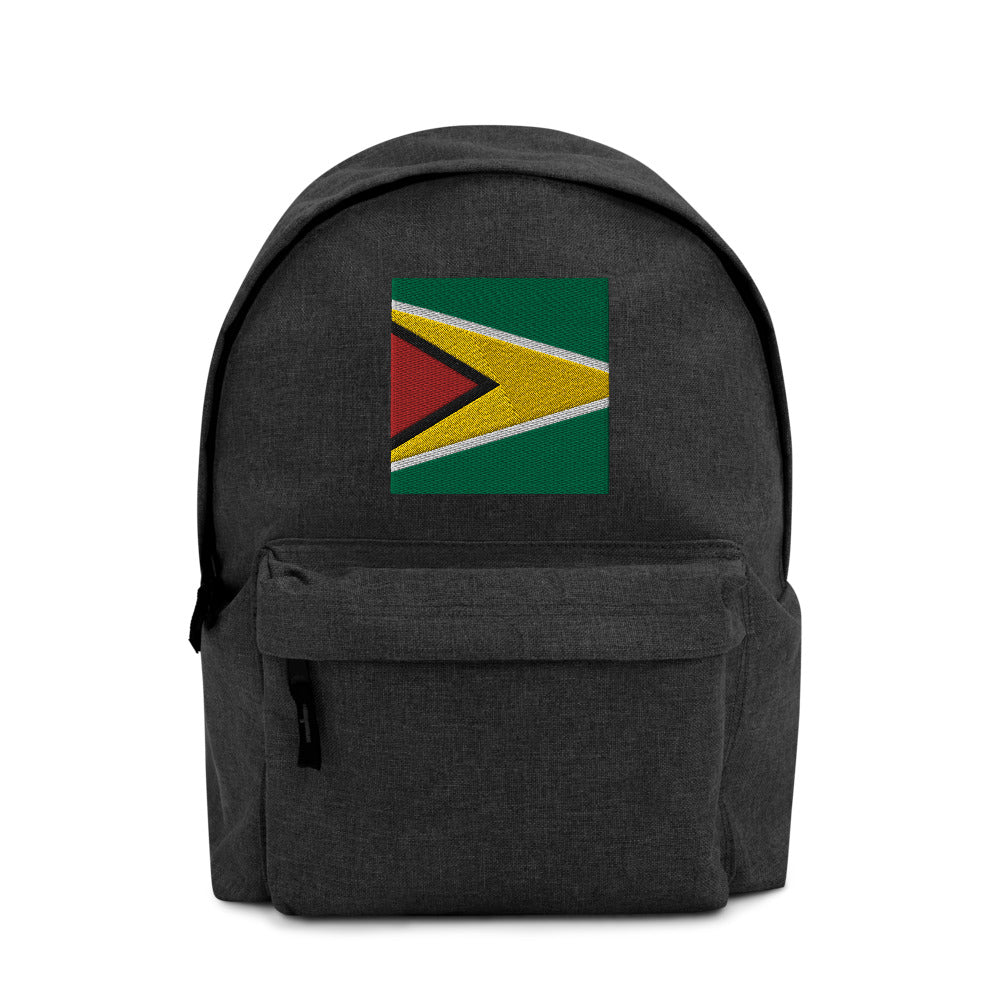 GUYANA FLAG Embroidered Backpack