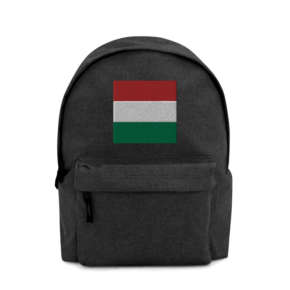 HUNGARY FLAG Embroidered Backpack