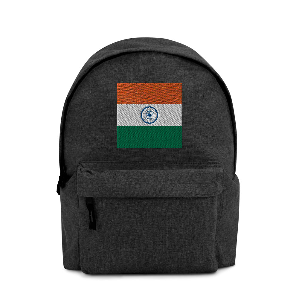 INDIA FLAG Embroidered Backpack