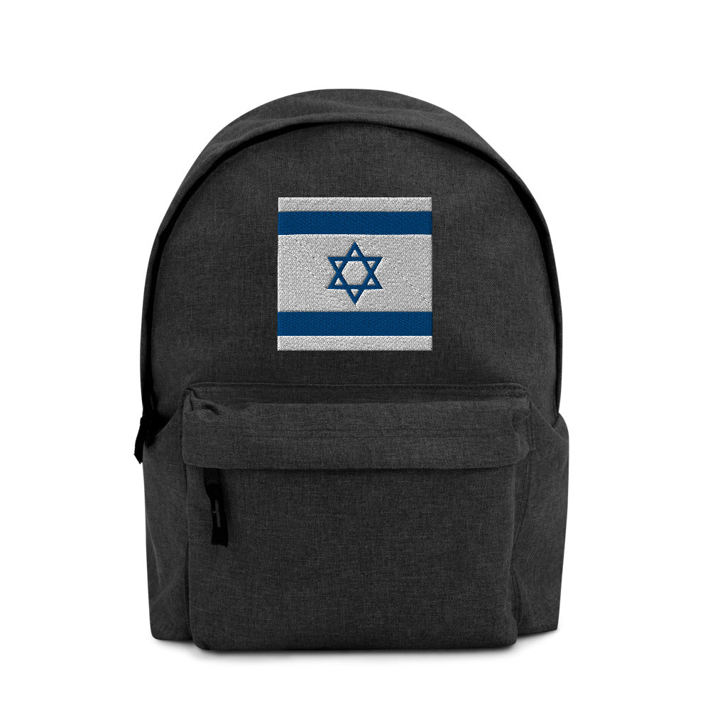 ISRAEL FLAG Embroidered Backpack