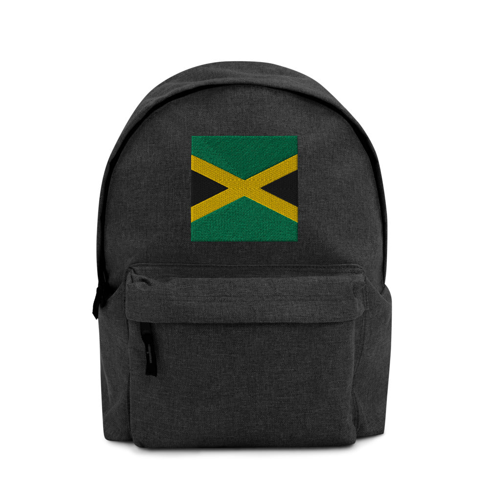 JAMAICA FLAG Embroidered Backpack