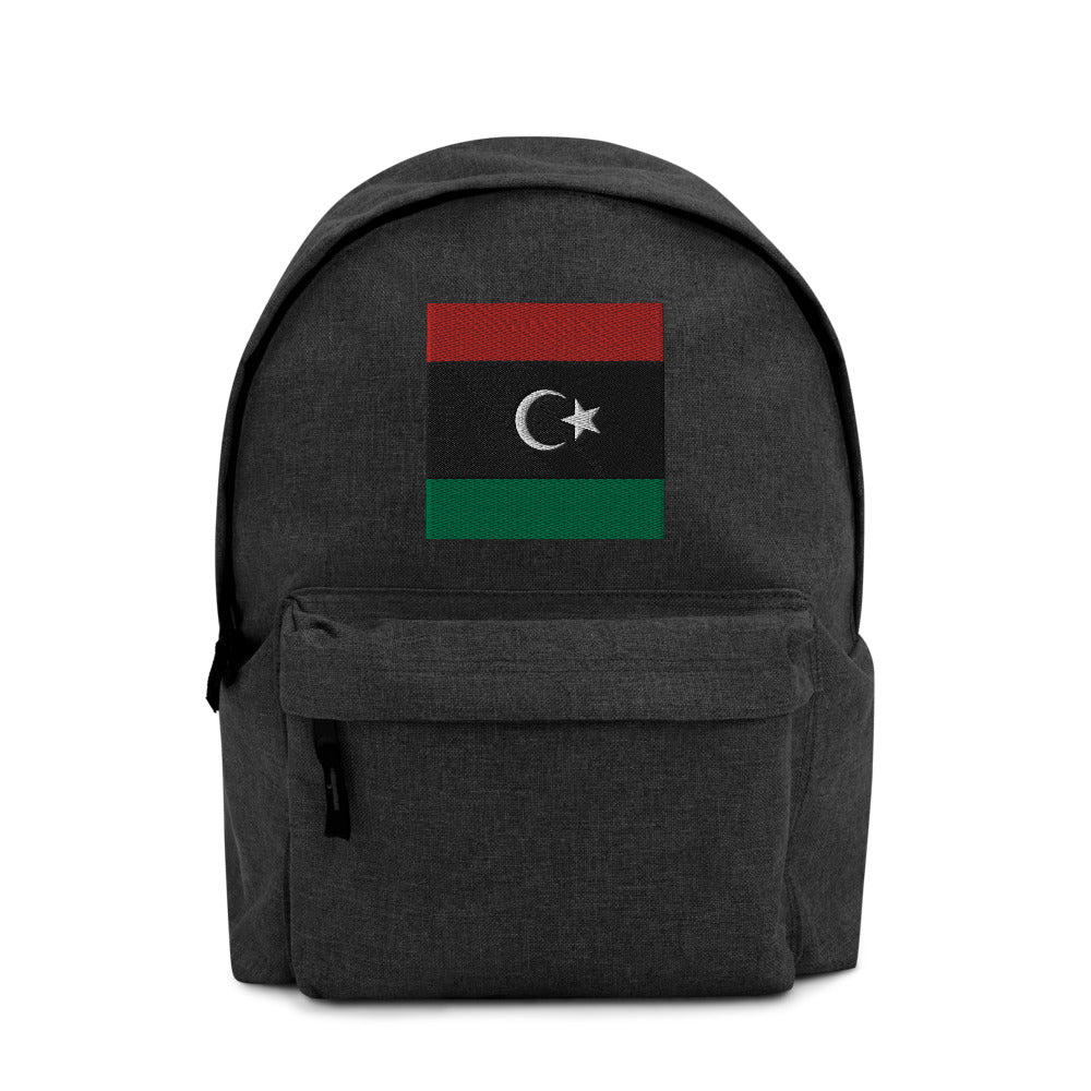 LIBYA FLAG Embroidered Backpack