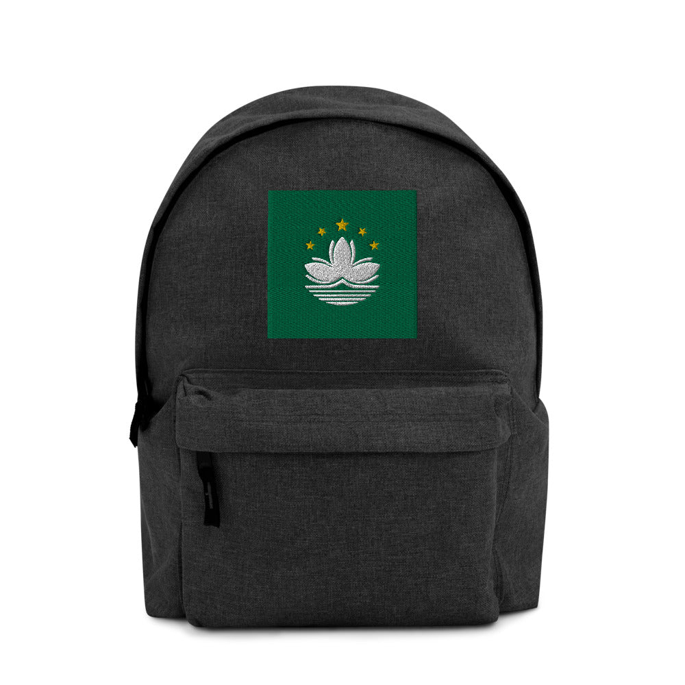 MACAU FLAG Embroidered Backpack