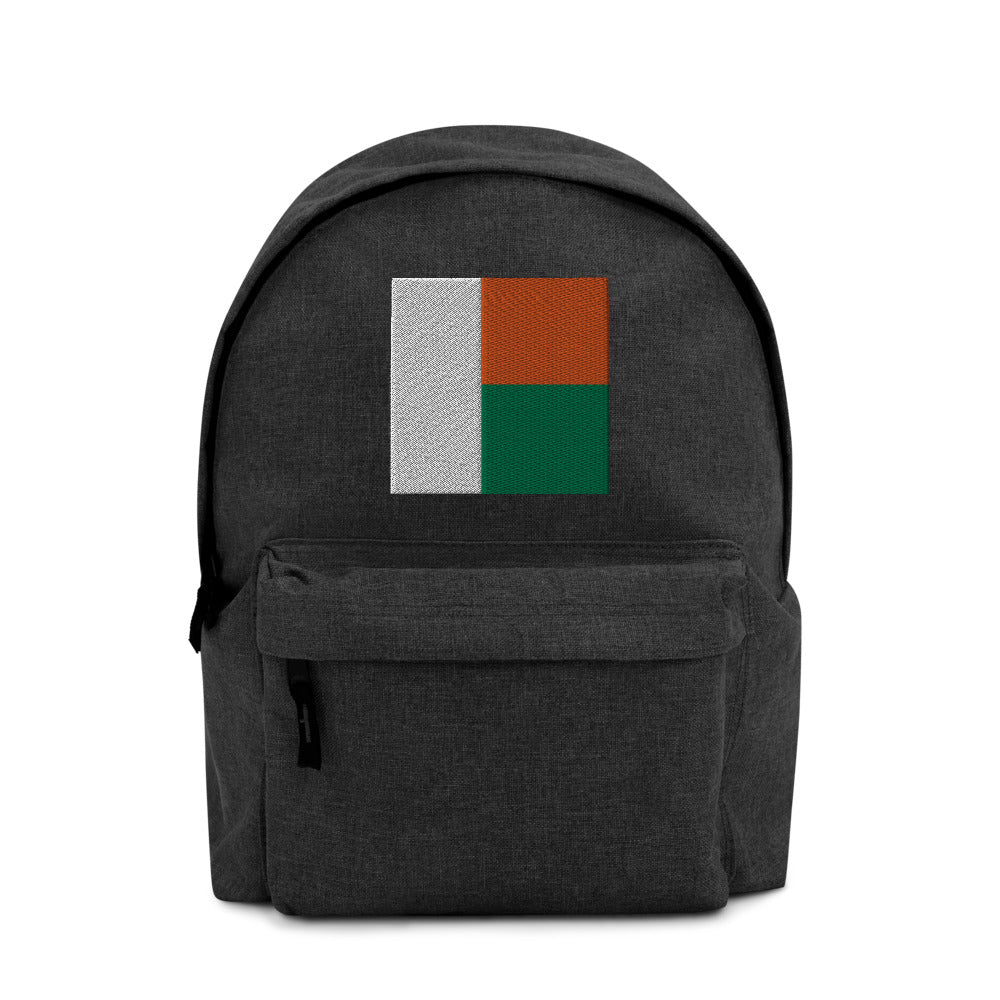 MADAGASCAR FLAG Embroidered Backpack