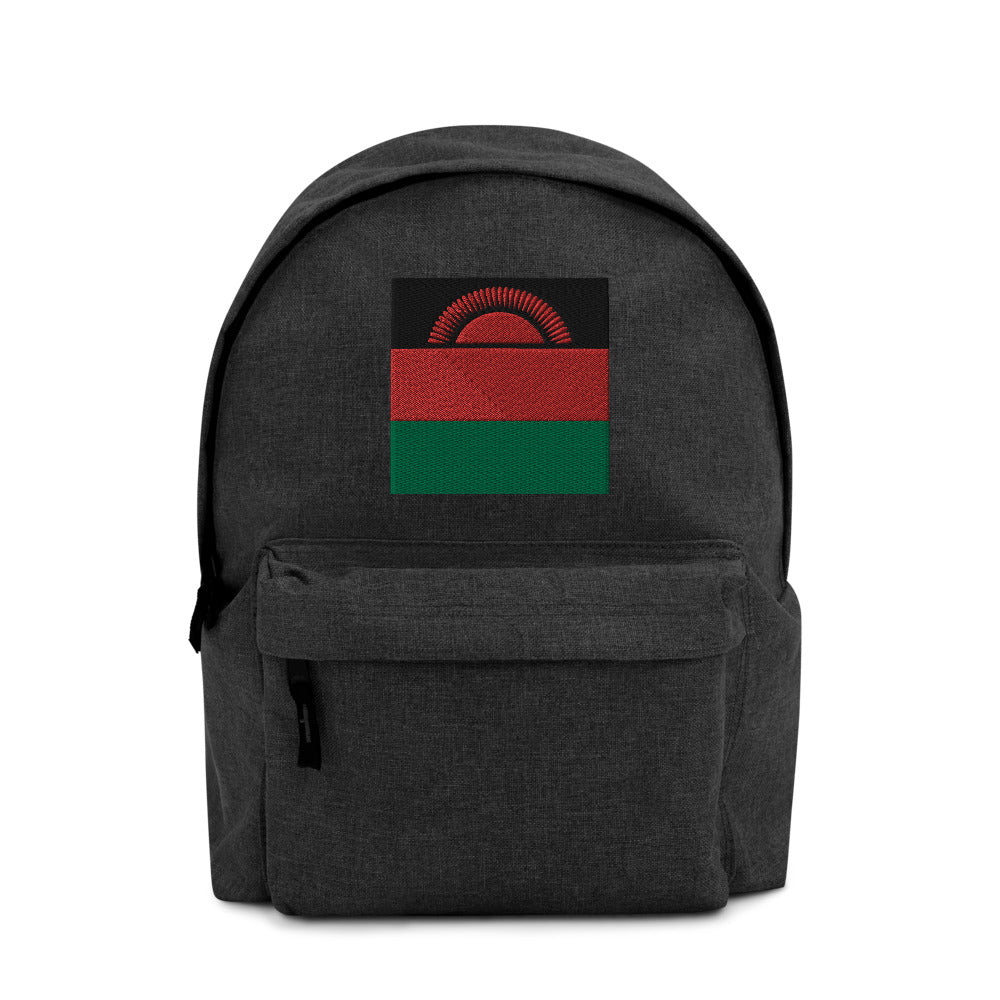 MALAWI FLAG Embroidered Backpack