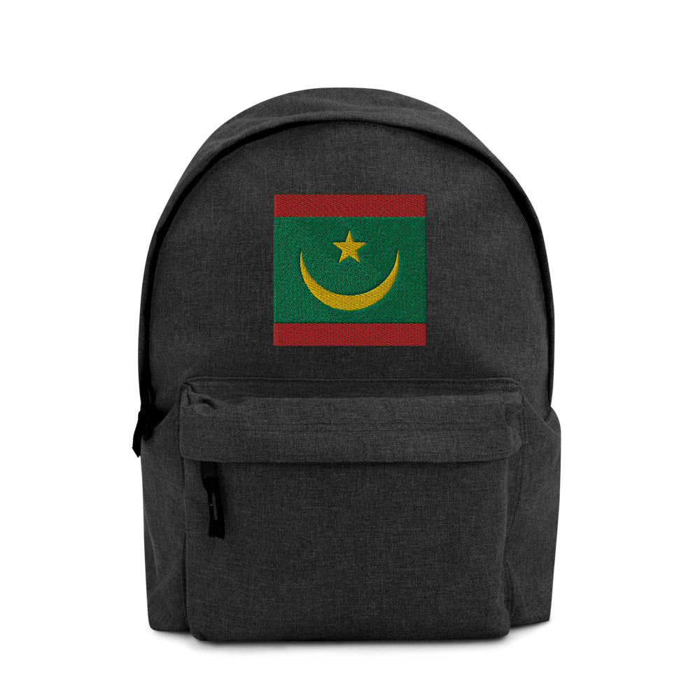 MAURITANIA FLAG Embroidered Backpack