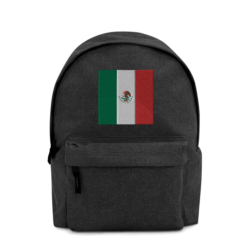 MEXICO FLAG Embroidered Backpack