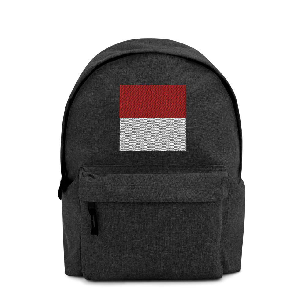 MONACO FLAG Embroidered Backpack