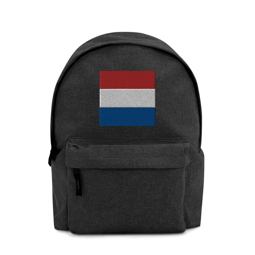 NETHERLANDS FLAG Embroidered Backpack