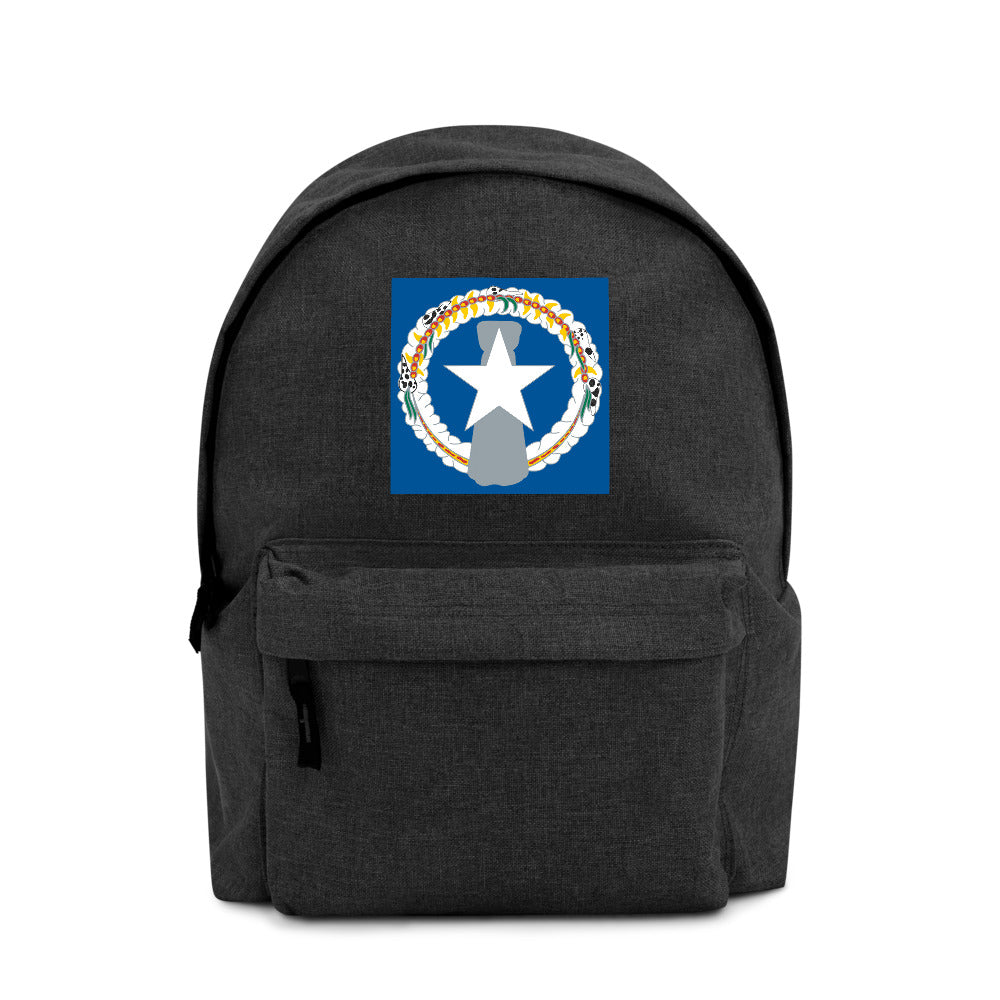 NORTHERN MARIANA ISLANDS FLAG Embroidered Backpack