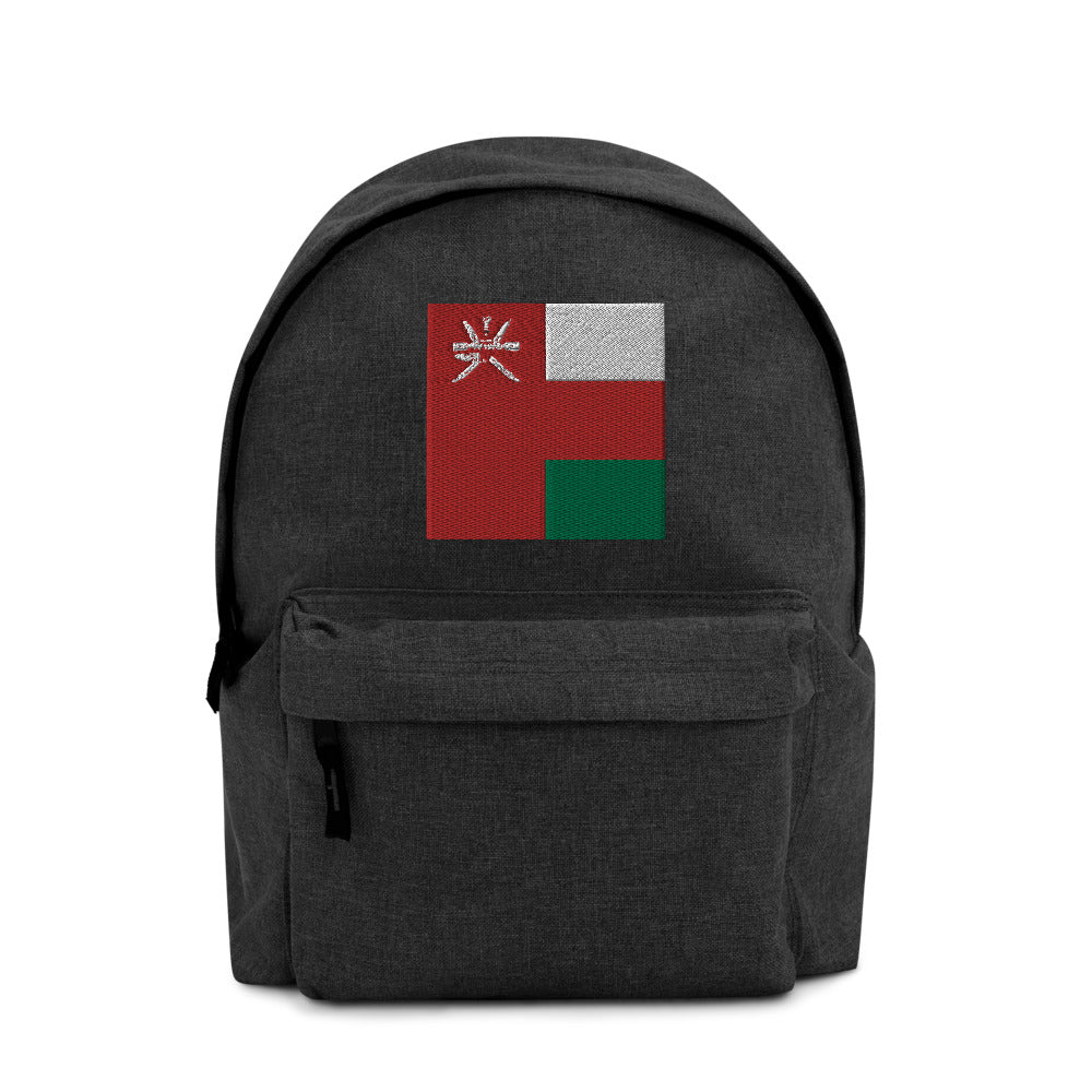 OMAN FLAG Embroidered Backpack