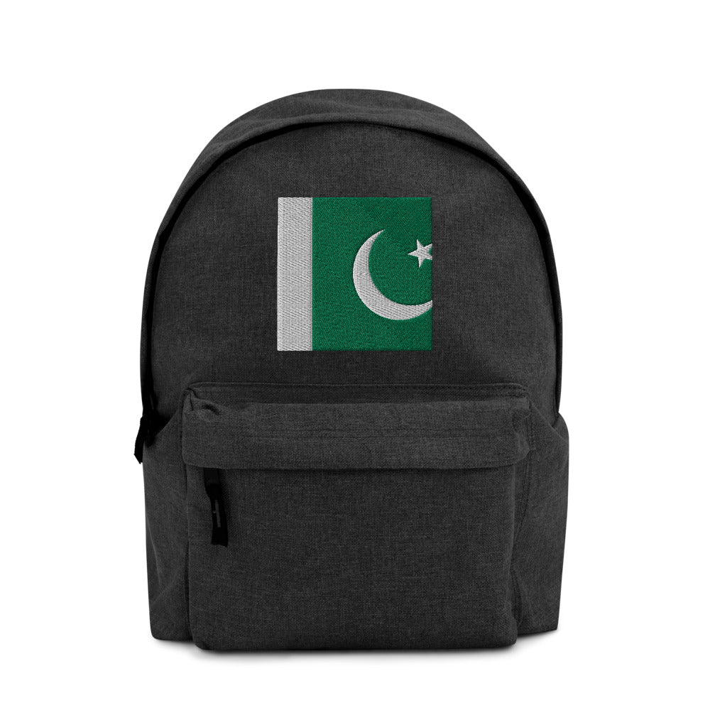 PAKISTAN FLAG Embroidered Backpack