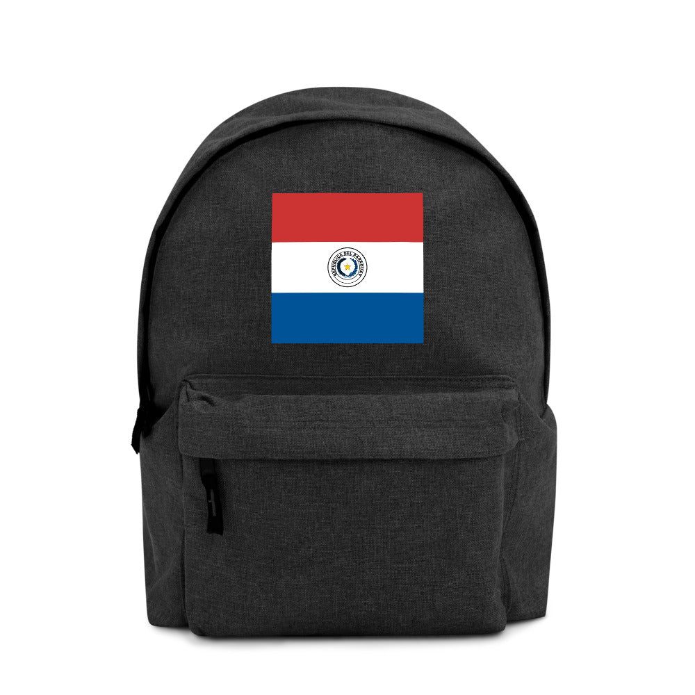 PARAGUAY FLAG Embroidered Backpack