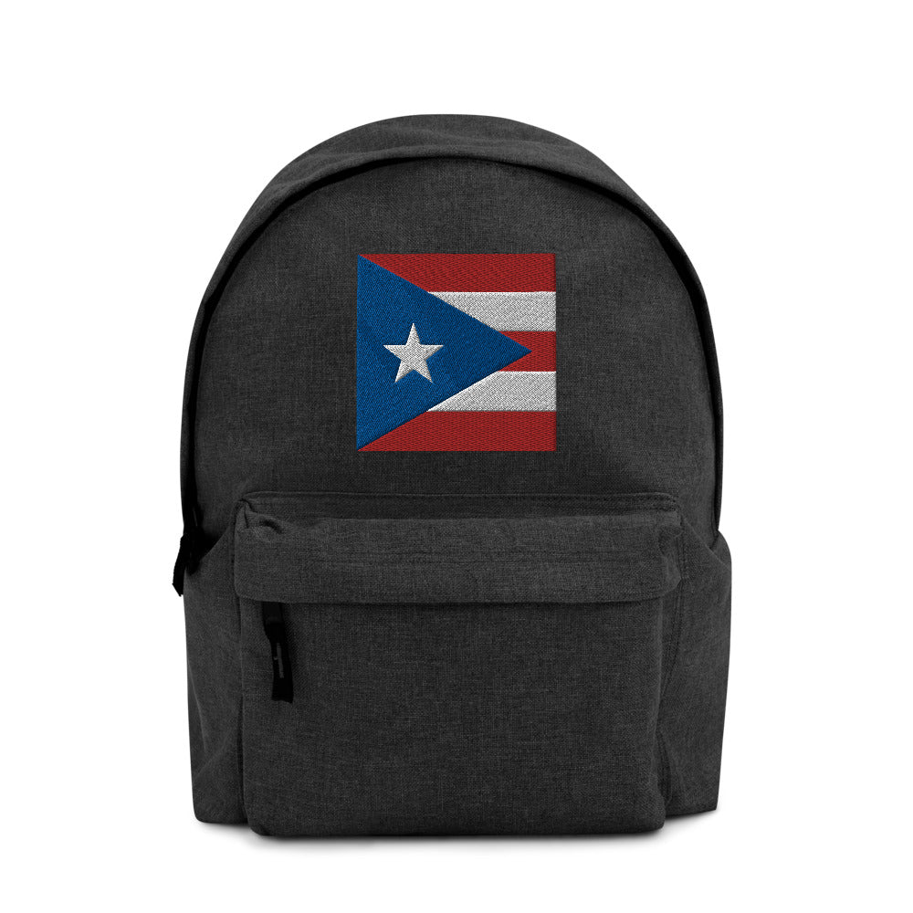 PUERTO RICO FLAGEmbroidered Backpack