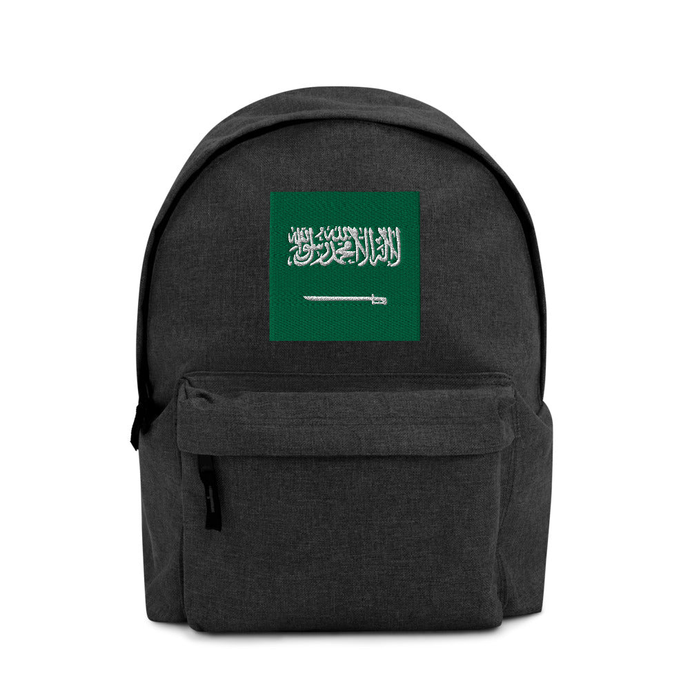 SAUDI ARABIA FLAG Embroidered Backpack