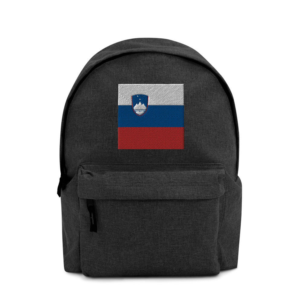 SLOVENIA FLAG Embroidered Backpack