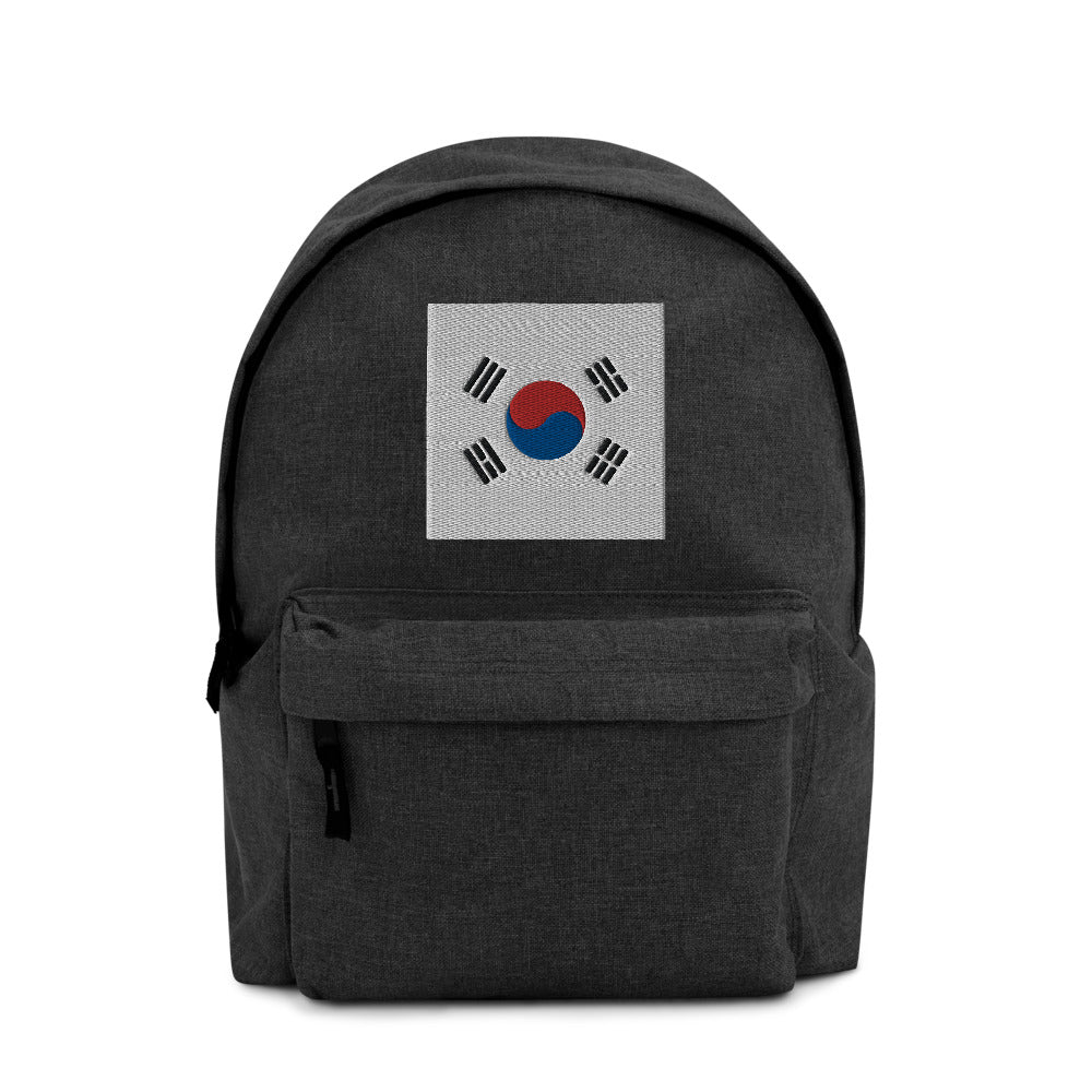 SOUTH KOREA FLAG Embroidered Backpack