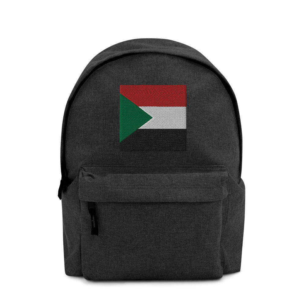 SUDAN FLAG Embroidered Backpack