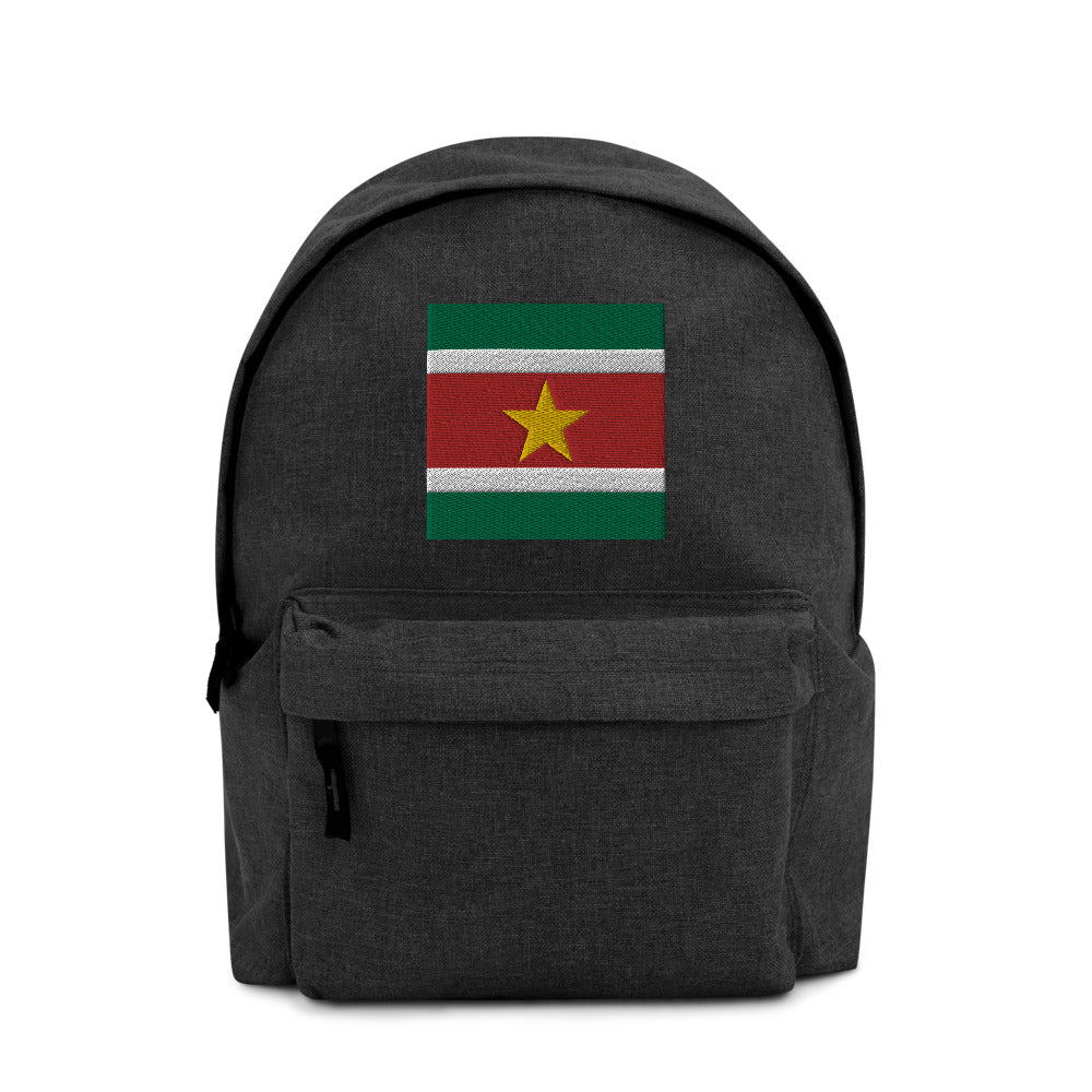 SURINAME FLAG Embroidered Backpack