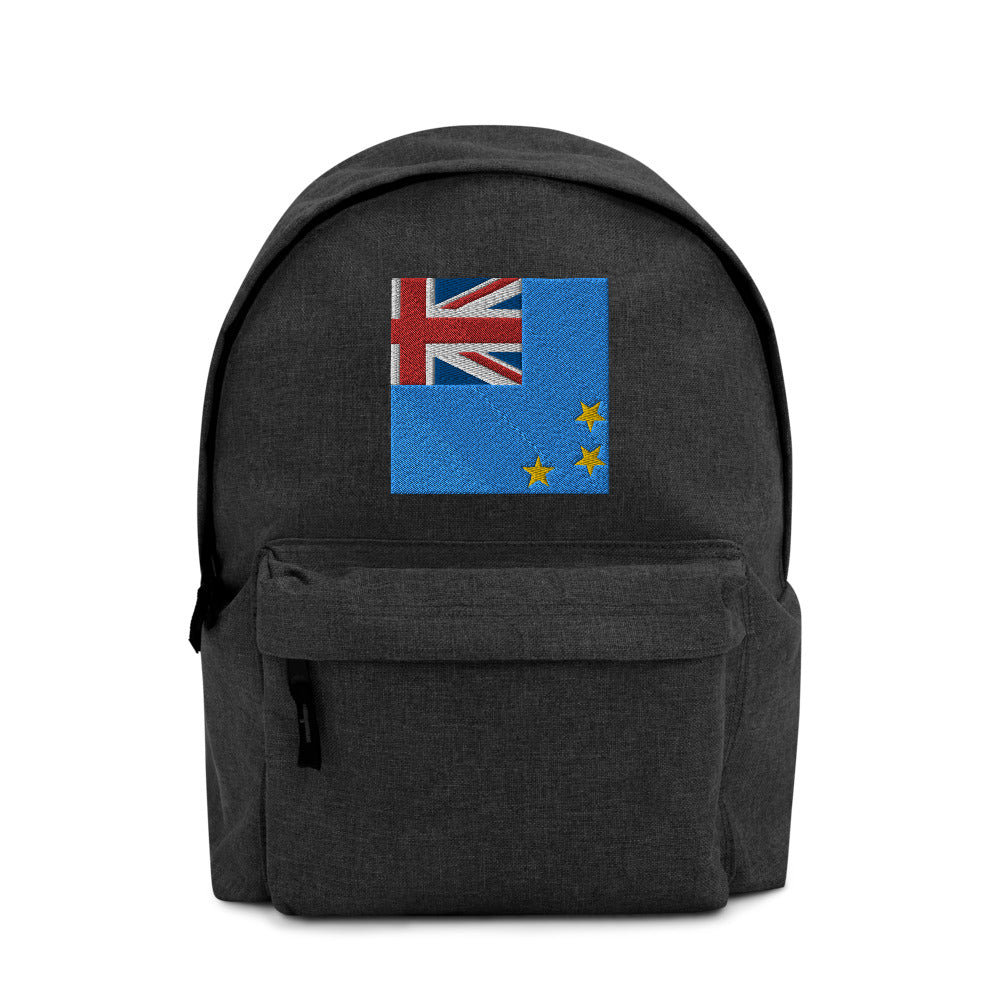 TUVALU FLAG Embroidered Backpack