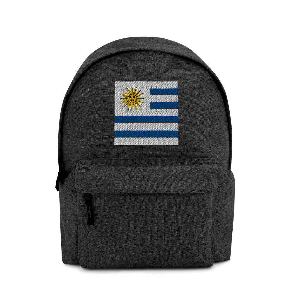 URUGUAY FLAG Embroidered Backpack