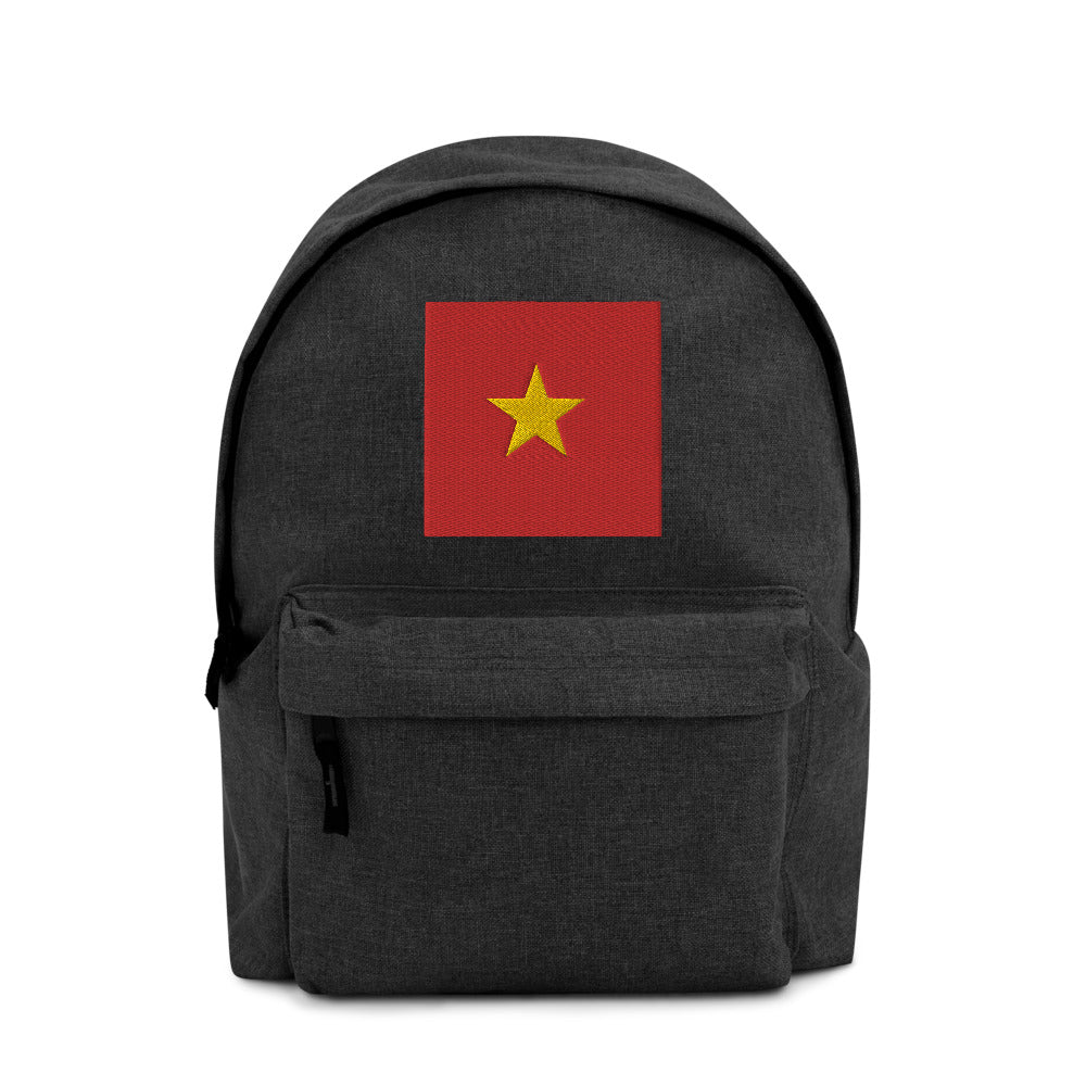 VIETNAM FLAG Embroidered Backpack