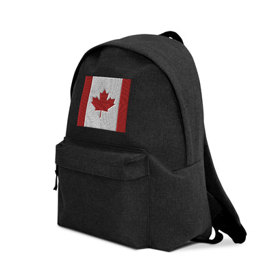 Canada flag Embroidered Backpack