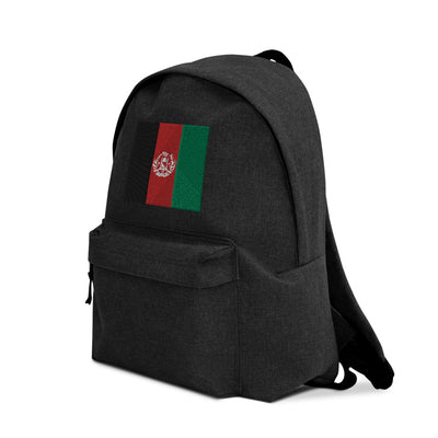 Afghanistan flag Embroidered Backpack