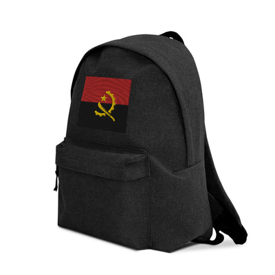 ANGOLA FLAG Embroidered Backpack