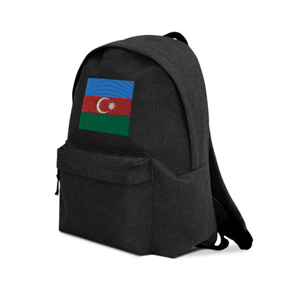 AZERBAIJAN FLAG Embroidered Backpack