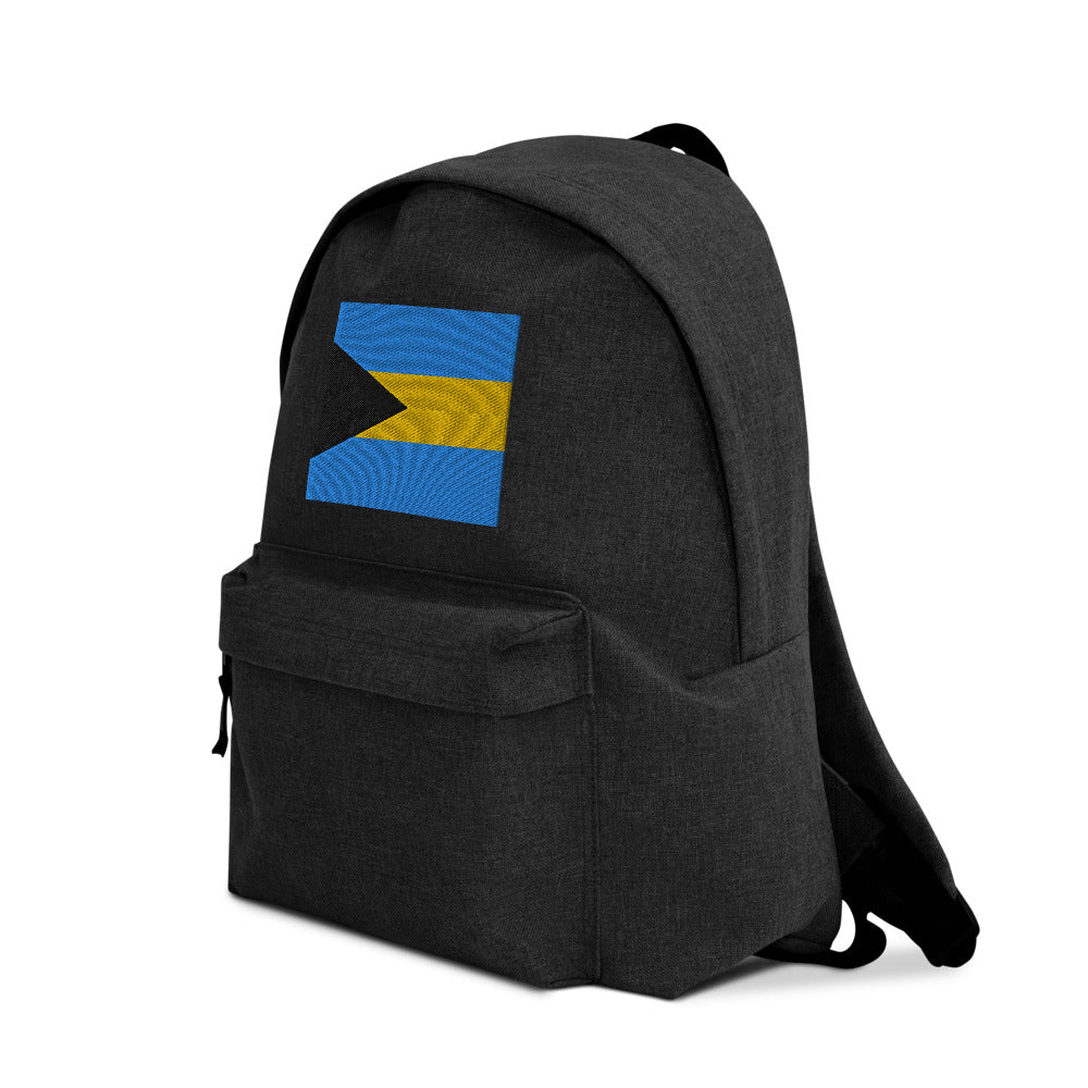 BAHAMAS FLAG Embroidered Backpack