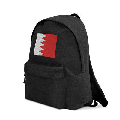 BAHRAIN FLAG Embroidered Backpack