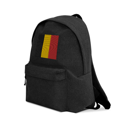 BELGIUM FLAG Embroidered Backpack